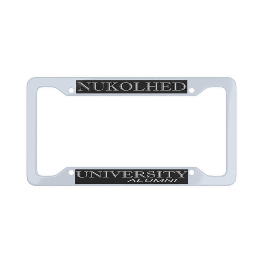 License Plate Frame NUA