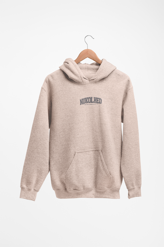 Sueded fleece hoodie