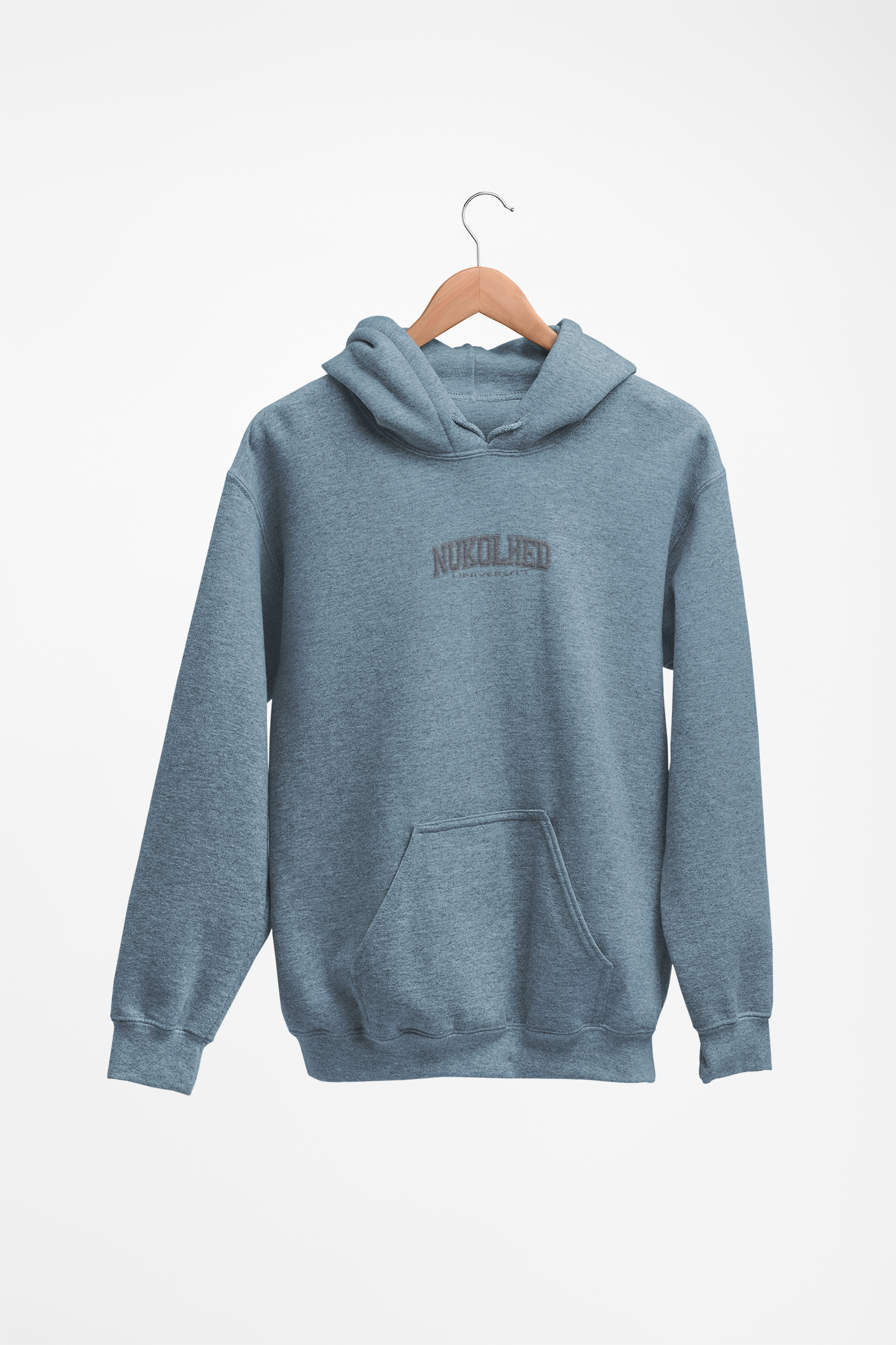 Sueded fleece hoodie