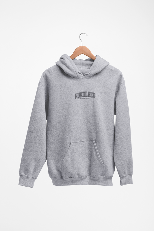 Sueded fleece hoodie